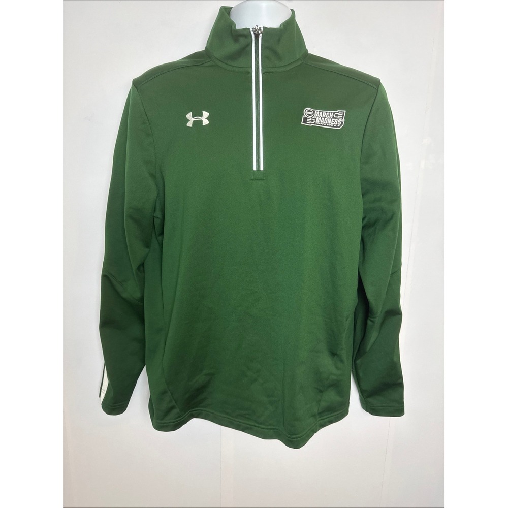 Charlotte 49ers Mens March Madness Green‎ Pullover Activewear Basketball 1/4 Zip